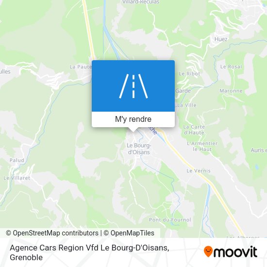 Agence Cars Region Vfd Le Bourg-D'Oisans plan