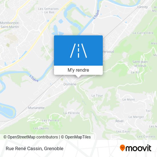 Rue René Cassin plan