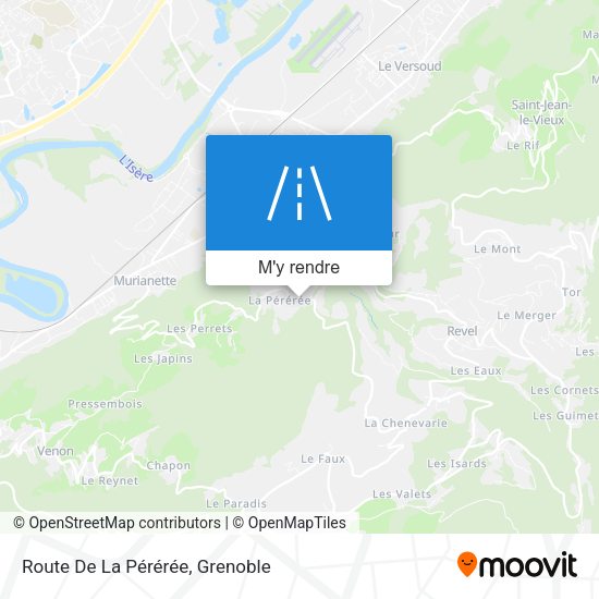 Route De La Pérérée plan