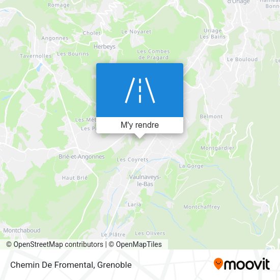 Chemin De Fromental plan