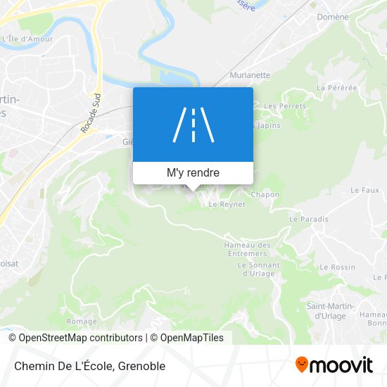 Chemin De L'École plan