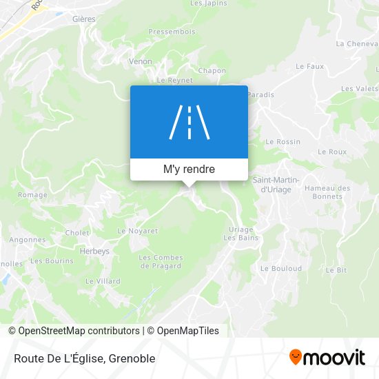 Route De L'Église plan
