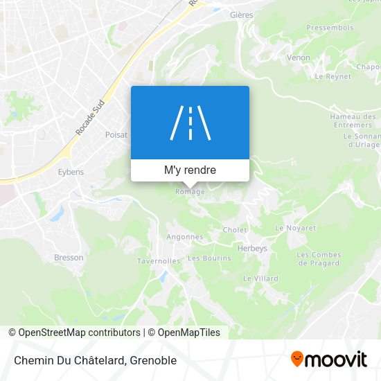 Chemin Du Châtelard plan