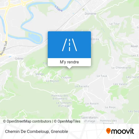 Chemin De Combeloup plan