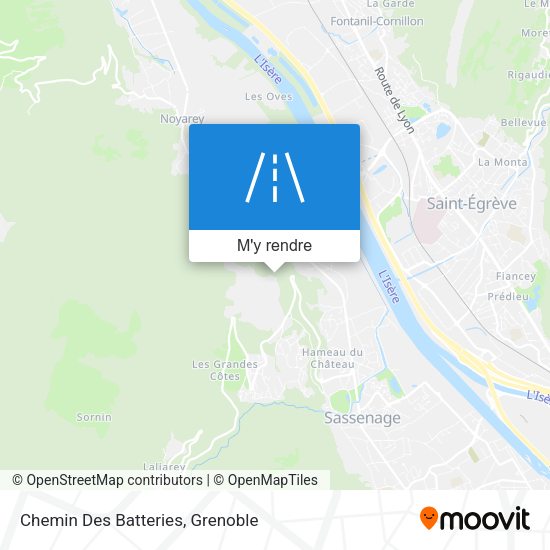 Chemin Des Batteries plan