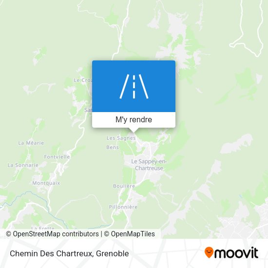 Chemin Des Chartreux plan