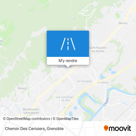 Chemin Des Cerisiers plan