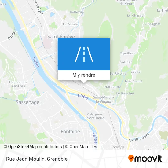 Rue Jean Moulin plan