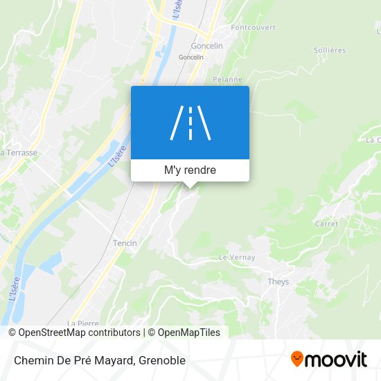 Chemin De Pré Mayard plan