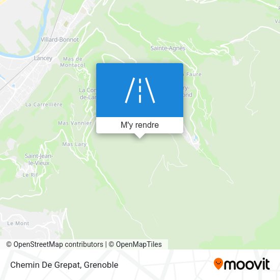 Chemin De Grepat plan