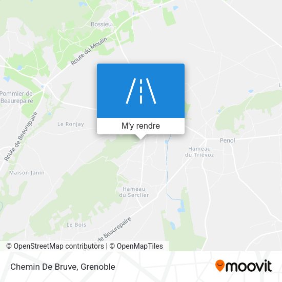 Chemin De Bruve plan