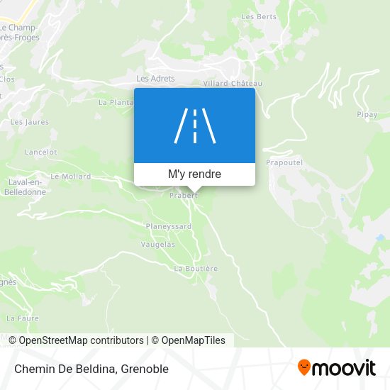 Chemin De Beldina plan