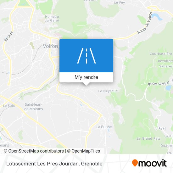 Lotissement Les Prés Jourdan plan