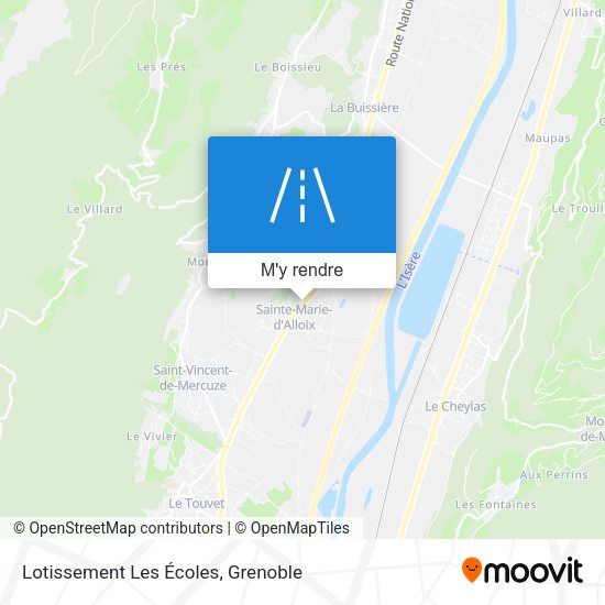 Lotissement Les Écoles plan