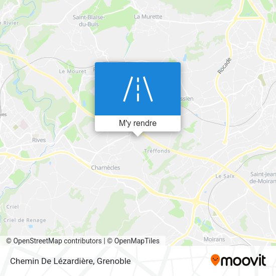 Chemin De Lézardière plan