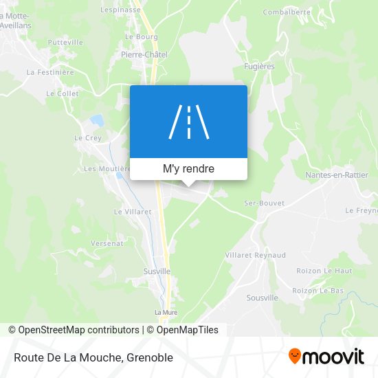 Route De La Mouche plan