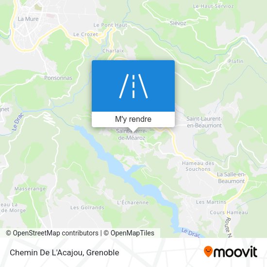 Chemin De L'Acajou plan