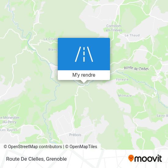 Route De Clelles plan