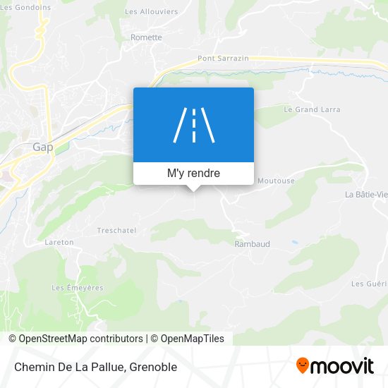 Chemin De La Pallue plan