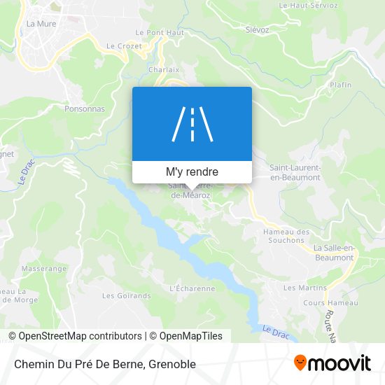 Chemin Du Pré De Berne plan