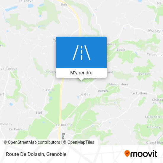 Route De Doissin plan
