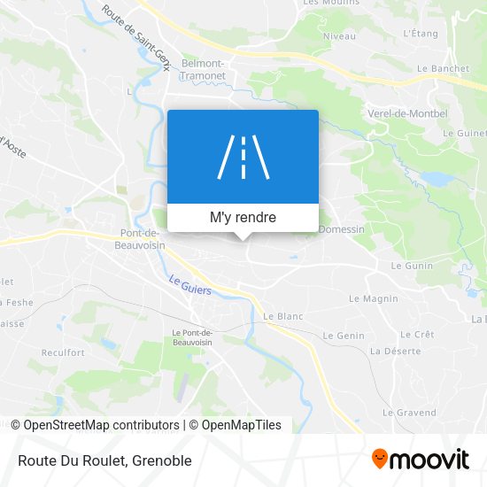 Route Du Roulet plan
