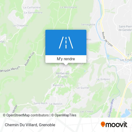 Chemin Du Villard plan