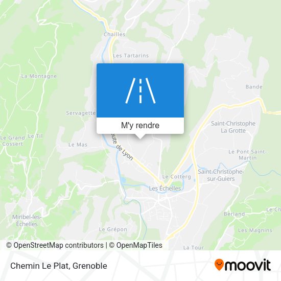 Chemin Le Plat plan