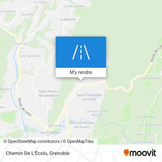 Chemin De L'Écolu plan
