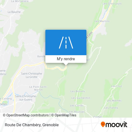 Route De Chambéry plan