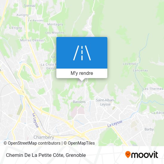 Chemin De La Petite Côte plan