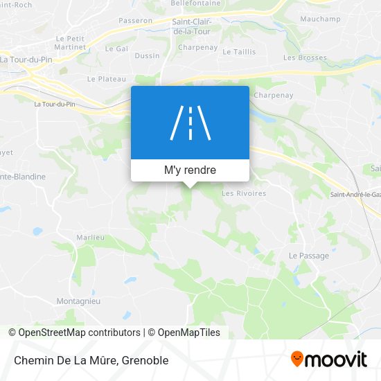Chemin De La Mûre plan