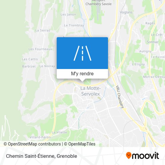 Chemin Saint-Étienne plan