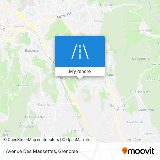 Avenue Des Massettes plan