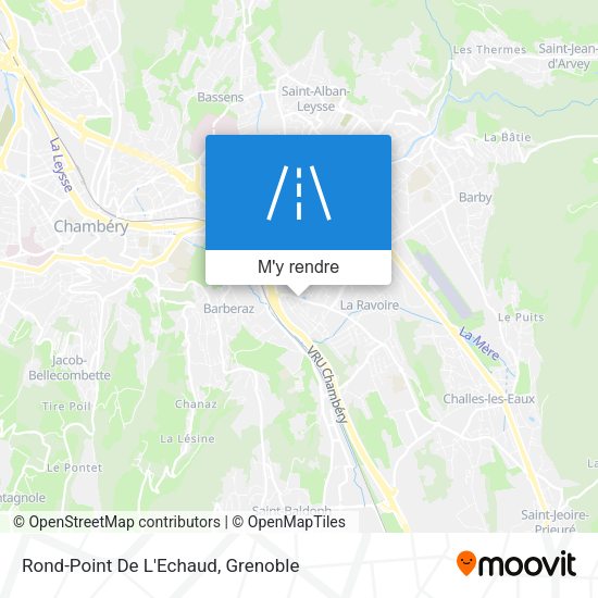 Rond-Point De L'Echaud plan