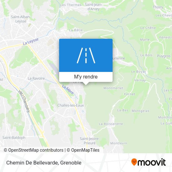 Chemin De Bellevarde plan
