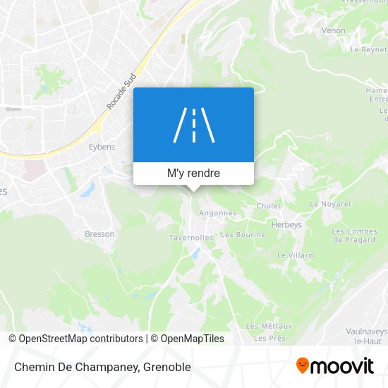 Chemin De Champaney plan