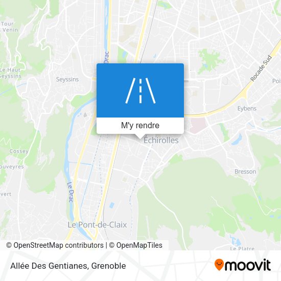 Allée Des Gentianes plan