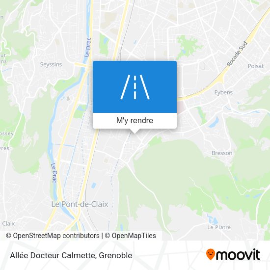 Allée Docteur Calmette plan