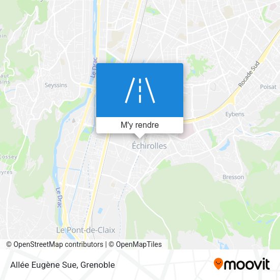 Allée Eugène Sue plan