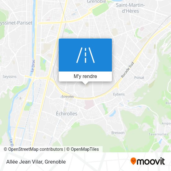 Allée Jean Vilar plan