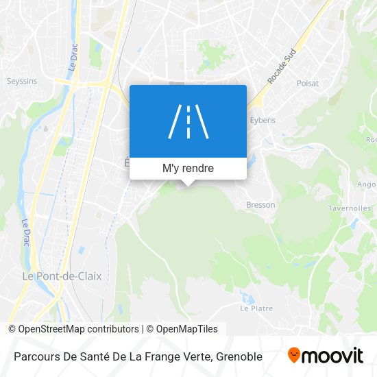 Parcours De Santé De La Frange Verte plan