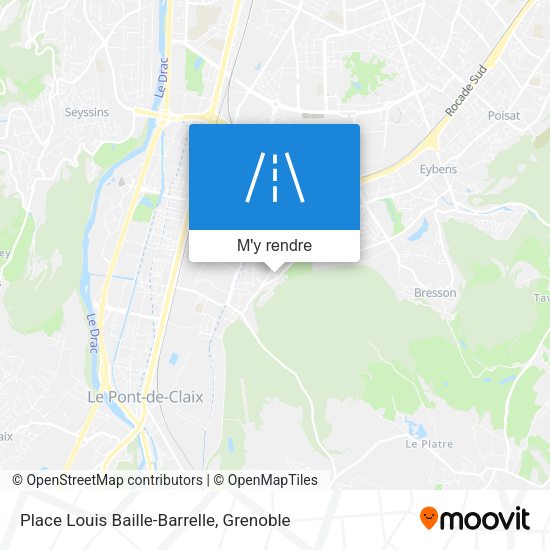Place Louis Baille-Barrelle plan