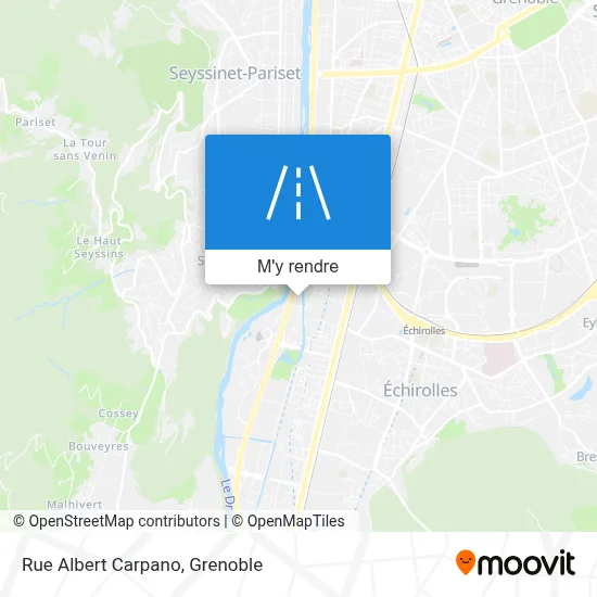 Rue Albert Carpano plan