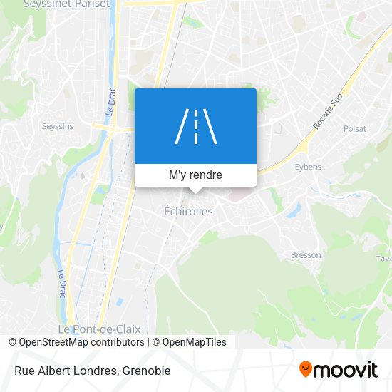Rue Albert Londres plan