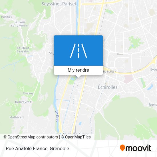 Rue Anatole France plan