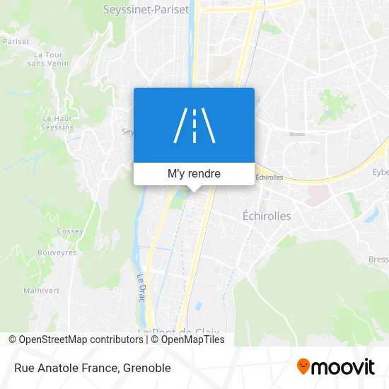 Rue Anatole France plan