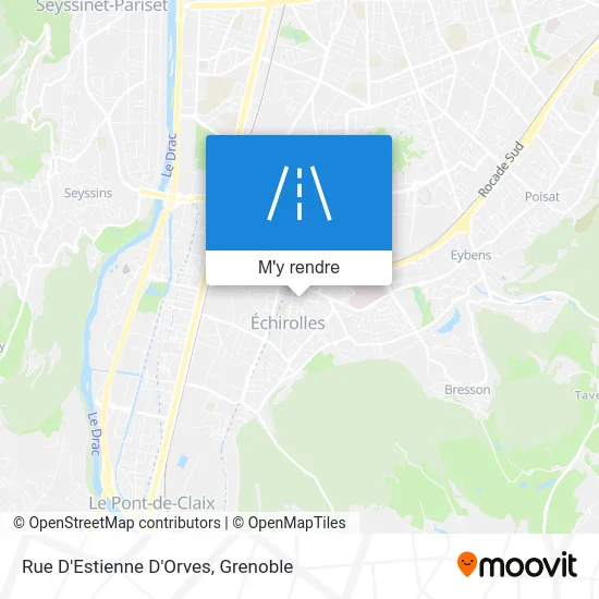 Rue D'Estienne D'Orves plan