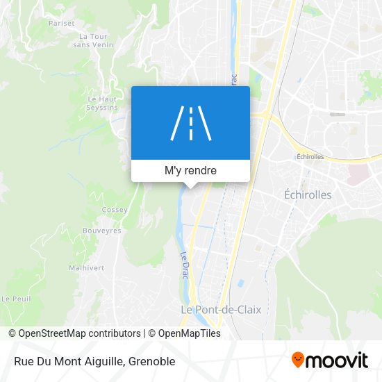 Rue Du Mont Aiguille plan