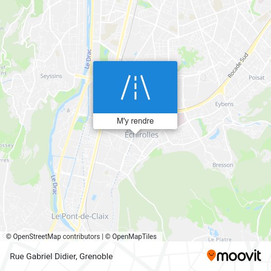 Rue Gabriel Didier plan